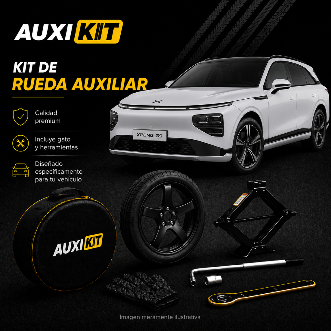 Kit Auxiliar Xpeng G9 (2022-2026)
