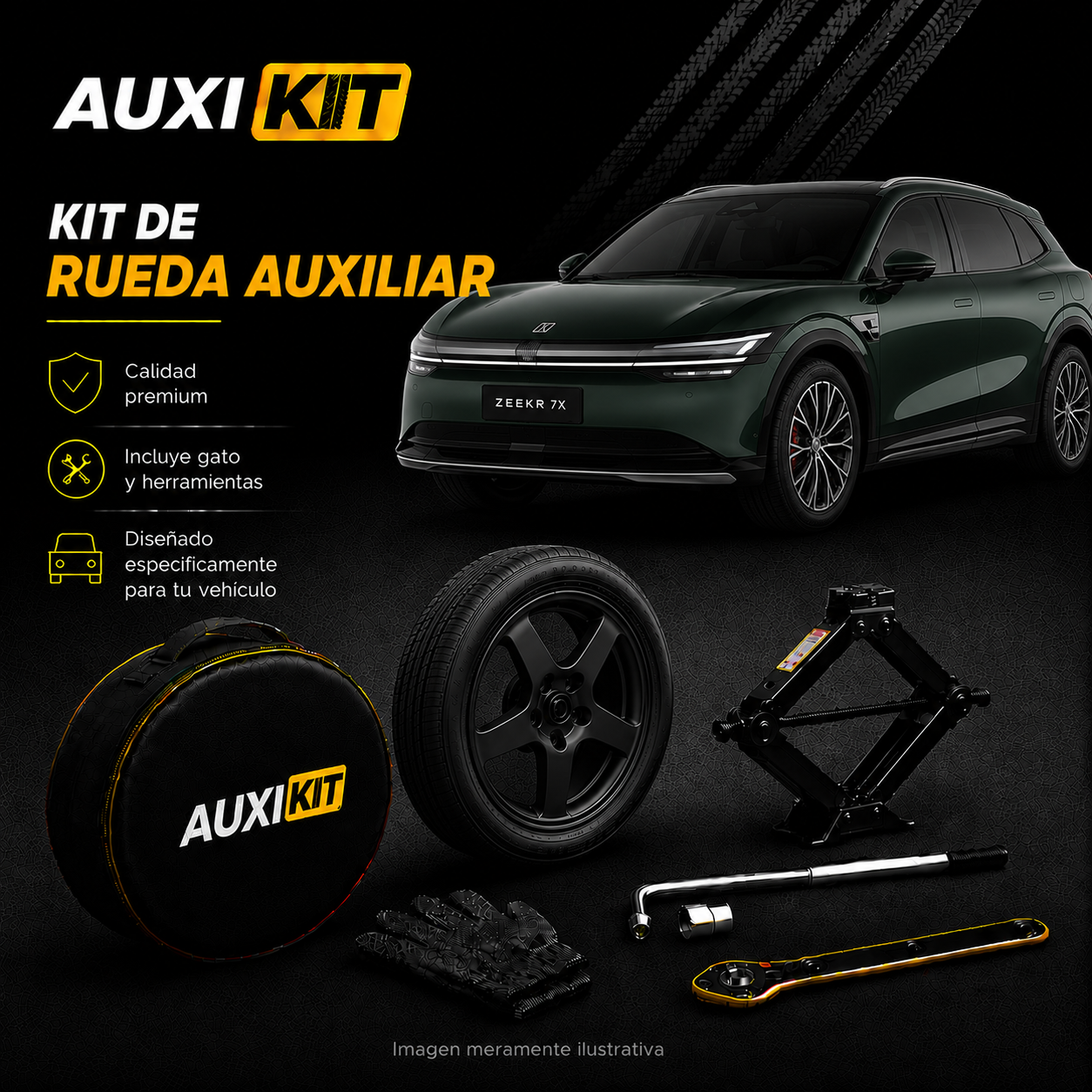 Kit Auxiliar Zeekr 7X (2026)